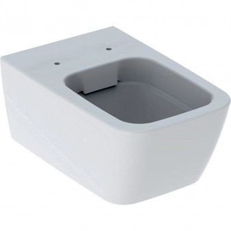 Závěsné WC iCon Square s hlubokým splachováním, uzavřený tvar, Rimfree, 54cm, Bílá