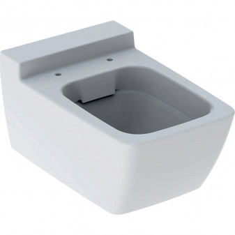 Závěsné WC Xeno? s hlubokým splachováním, uzavřený tvar, Rimfree, 54cm, Bílá / KeraTect