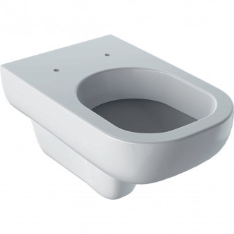 Závěsné WC s hlubokým splachováním Geberit Smyle: T=54cm, Bílá