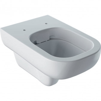 Závěsné WC s hlubokým splachováním Geberit Smyle, Rimfree: T=54cm, Bílá
