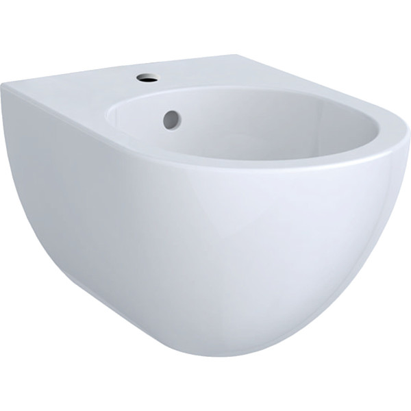 Závěsný bidet Acanto, uzavřený tvar, 51cm, s přepadem, Bílá