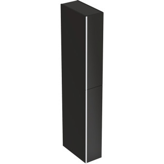 Vysoká skříňka Acanto se dvěma výsuvy, 22x173x47.6cm, Černá
