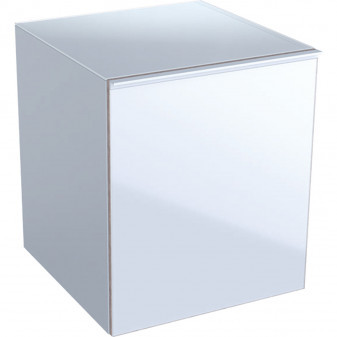 Boční skříňka Acanto s jednou zásuvkou a vnitřní zásuvkou, 45x52x47.6cm, Bílá