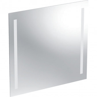 Zrcadlo Geberit Option Basic s osvětlením, oboustranné osvětlení: B=70cm, H=65cm