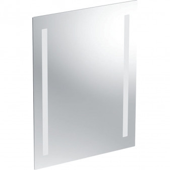 Zrcadlo Geberit Option Basic s osvětlením, oboustranné osvětlení: B=50cm, H=65cm
