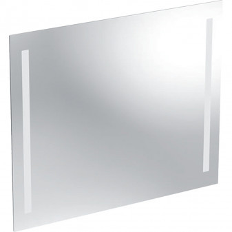 Zrcadlo Geberit Option Basic s osvětlením, oboustranné osvětlení: B=80cm, H=65cm