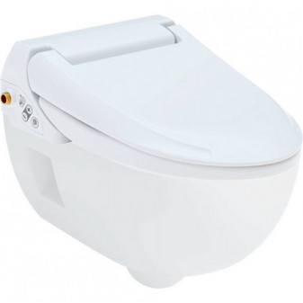 Sada Geberit AquaClean 4000 WC sedátko se závěsným WC: Alpská bílá