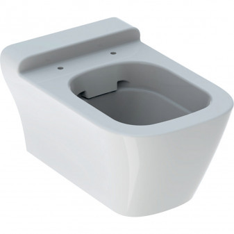 Závěsné WC Geberit myDay s hlubokým splachováním, uzavřený tvar, Rimfree: T=54cm, Bílá / KeraTec