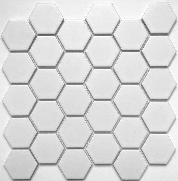 MIEL 5 HEX 5  WHITE MAT 27x28,5