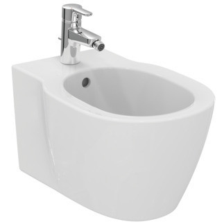 Connect Závěsný bidet se skrytou fixací (IP), bílá Ideal Plus