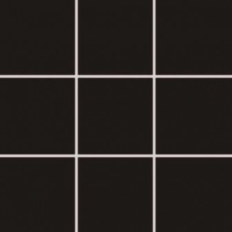 COLOR TWO mozaika 9,7x9,7 černá mat