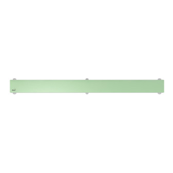 GLASS – Rošt pro liniový podlahový žlab (sklo zelené)