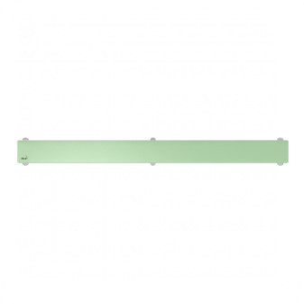 GLASS – Rošt pro liniový podlahový žlab (sklo zelené)