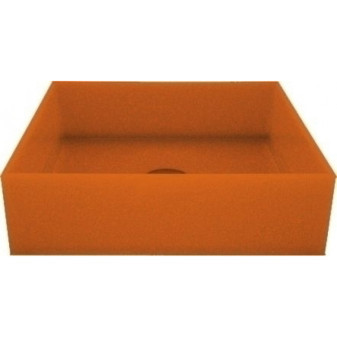 Umyvadlo GUM Siliconio - orange 350 x 300 h100