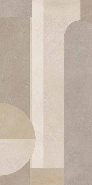 Geo Shape dlažba 60×120×0,9 cm, mat, R9 A, rektifikace