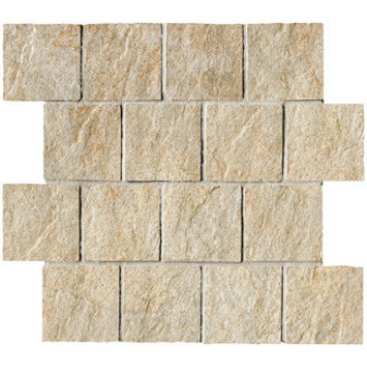Percorsi Extra Pietra Di Barge dekor 31×31×0,9 cm, strukturovaný mat, rektifikace