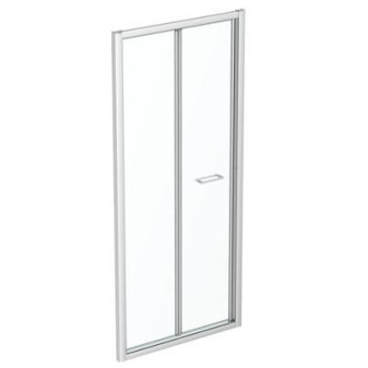 Connect 2 Skládací dveře 85 cm, nastavení 820-870 mm, štříbrná