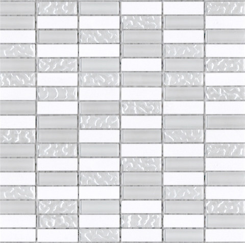 23888 STONEGLASS CLASSICO BIANCO 30,5x30,5x0,9 MOZAIKA