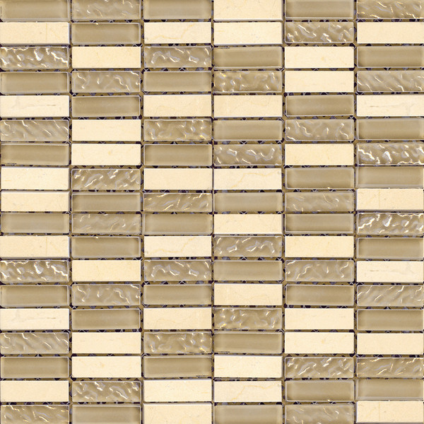 23887 STONEGLASS CLASSICO BEIGE 30,5x30,5x0,9 MOZAIKA