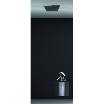 MINIMALI Vestavěný sprchový systém 350x350 pro inst. do podhledu, leštěná ocel