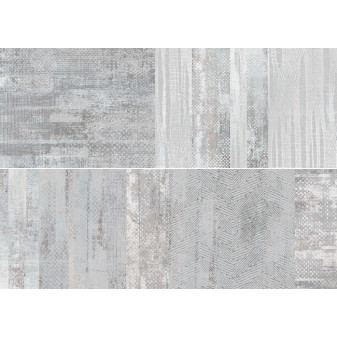 Underground Decor Grey (set 3 ks) obklad – dekor 25×70 cm