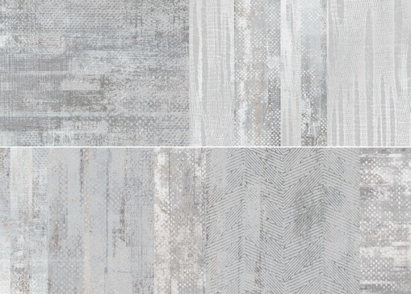Underground Decor Grey (set 3 ks) obklad – dekor 25×70 cm