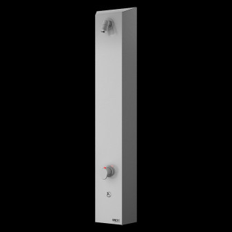 Sprch. panel s piezo tlačítkem - pro 2 vody, regulace termostatem