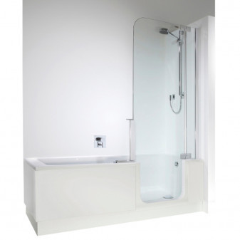 Twinline 2 sprchové dveře pravé, výška 1970 mm, sklo čiré Artcleaner Glass,lesklý chrom