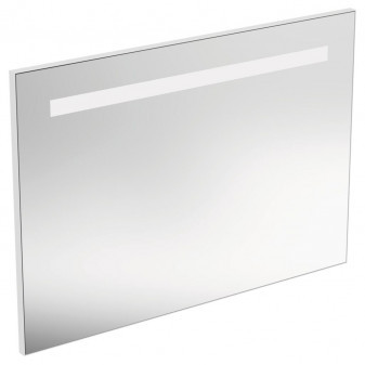 Mirror&Light Zrcadlo s LED osvětlením 100 cm, černá