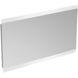 Mirror&Light Zrcadlo s vrchním a spodním LED  ambientním podsvícením 120 cm, černá