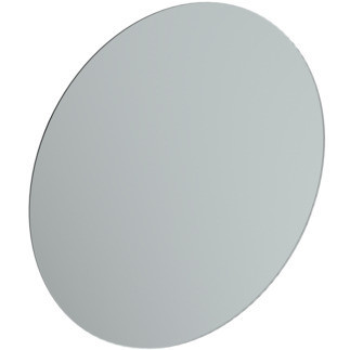 CONCA Kruhové zrcadlo 60, s LED ambientním podsvícením, černá