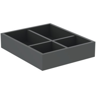 CONCA Organizér pro umyvadlovou skříňku CONCA 200 x 230 mm, velký, antracit