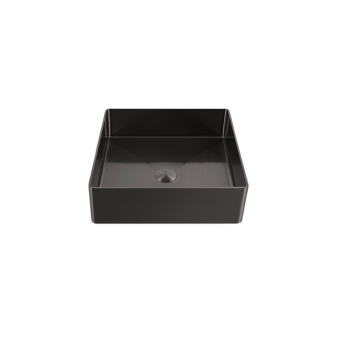Metal Square umyvadlo 40x40x12 cm, černá