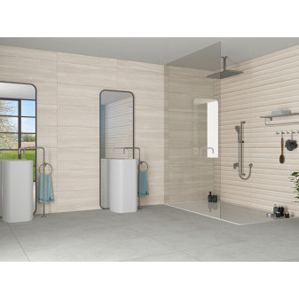 Woodstock Cream Rlv. dekor 30×90×0,9 cm, mat, rektifikace