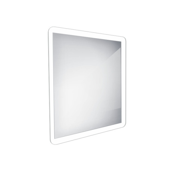 LED zrcadlo 600x600, rám hliníkový