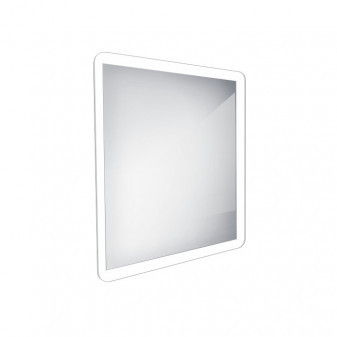 LED zrcadlo 600x600, rám hliníkový